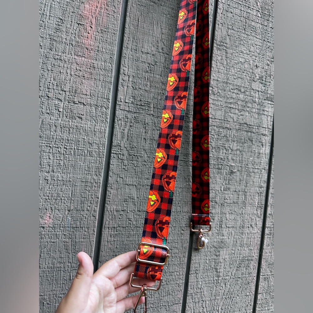 Halloween Jack-o’-lantern Crossbody Strap